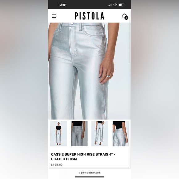 Pistola Cassie Coated Prism Jeans, 26 - Picture 5 of 5